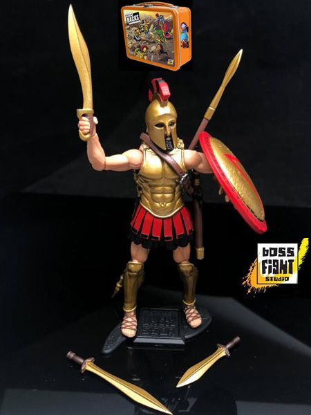 Boss Fight Studio Vitruvian H.A.C.K.S. Leonidas Version 2 Figure and Lunchbox